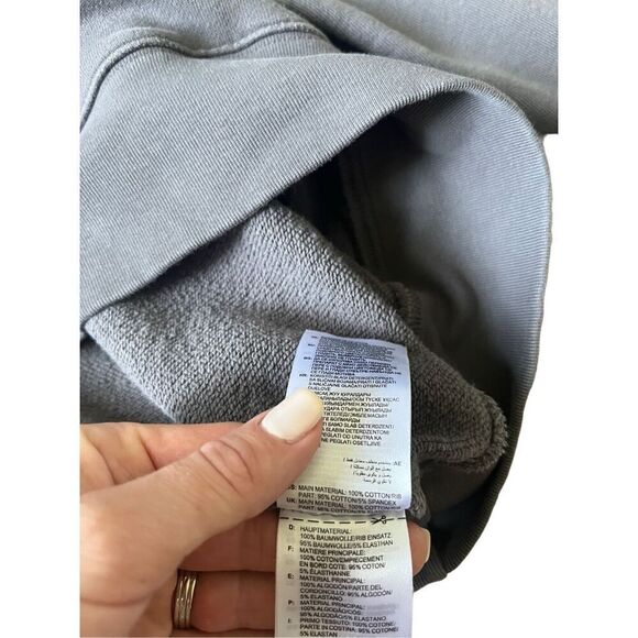 Adidas X Peloton Crew Sweatshirt unisex Size Medium Granie Gray - Picture 12 of 13